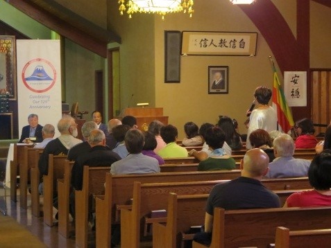 Audience participates in a Q&A session with panelists and speakers