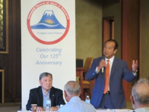 Consul General Okada explains the closure of the Consulate in Vancouver