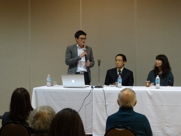 Keynote speaker Greg Masuda makes keynote presentation