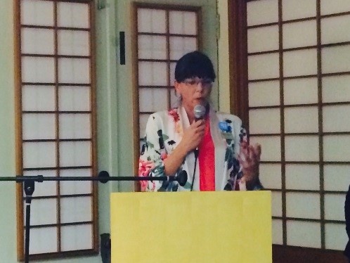 Ms. Andrea Reimer, Deputy Mayor of City Vancouver offers greetings
