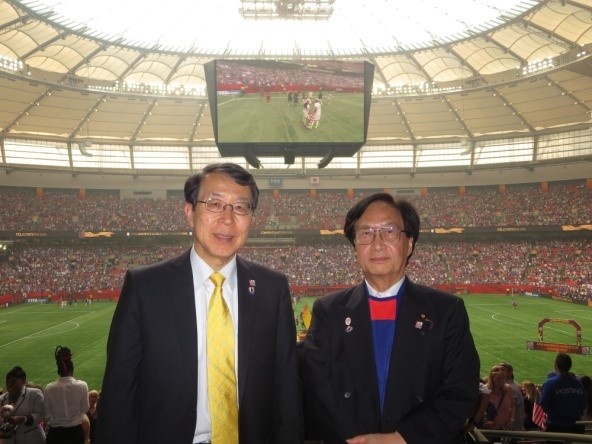 State Minister, Mr. Fujii and Ambassador Monji