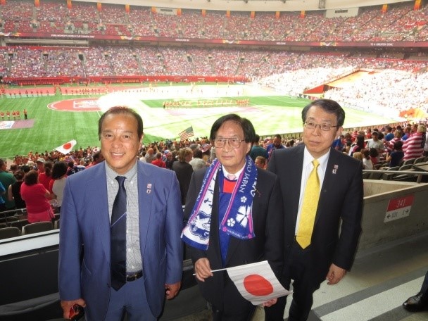 With Consul General Okada