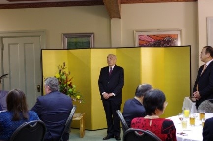 水田氏による答辞　　　　