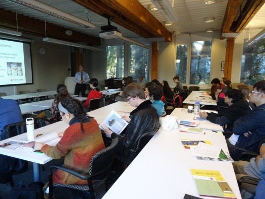 UBC students listen