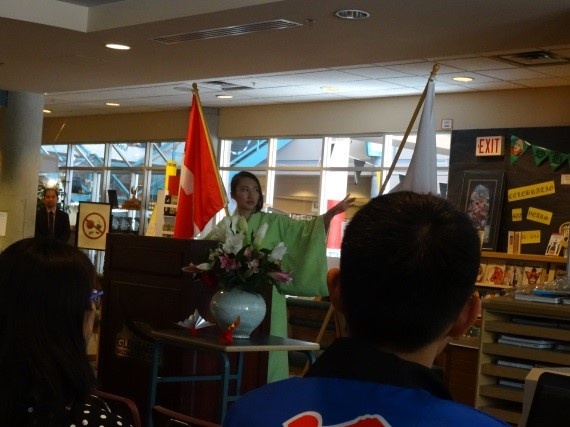 Presentation by Japanese student