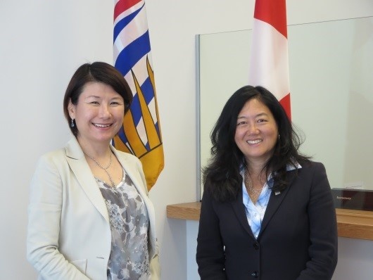 Consul General with the Honorable Naomi Yamamoto,