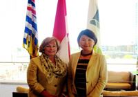 Consul General Okai with Mayor Hepner