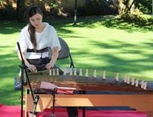 Ms. Miyama McQueen Tokita plays koto