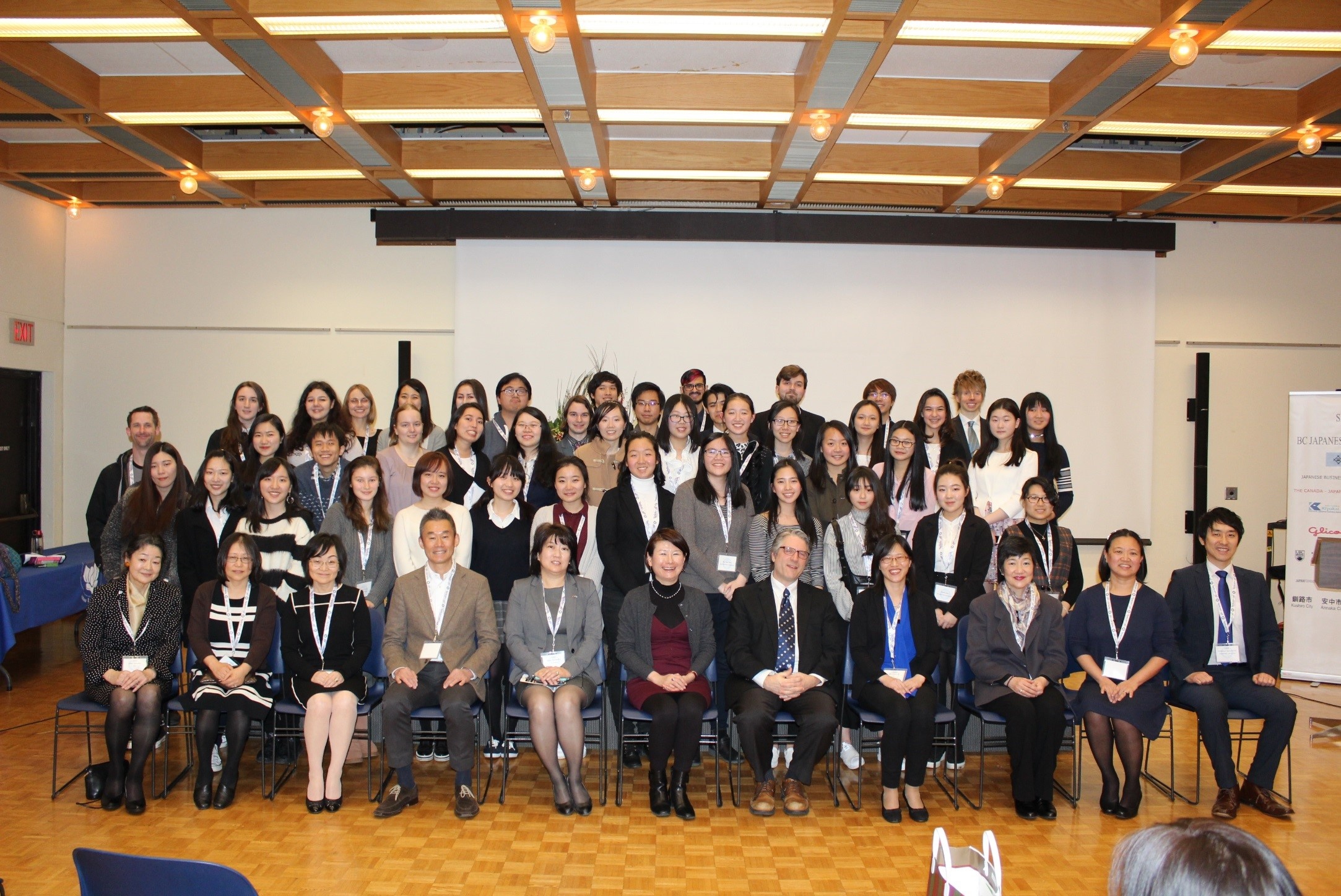 Participants pose for a group photo
