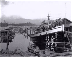 Hisaoki Boat Shop, c. 1920, 写真提供: Japanese Canadian National Museum, 写真番号: JCNM 92/20.002, Shokichi Akatsuka fond;