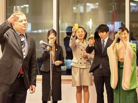 Toast by Dr. Tiberghien of UBC