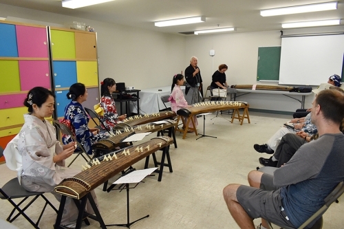 による琴・尺八ワークショップ