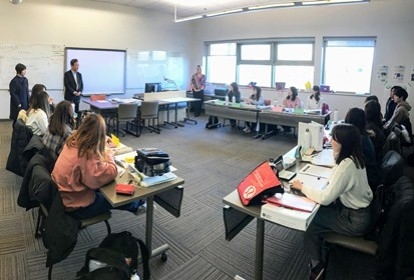 Participating Japanese Student’s class