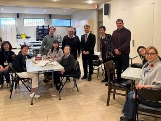Consul General Takahashi visits Tonarigumi