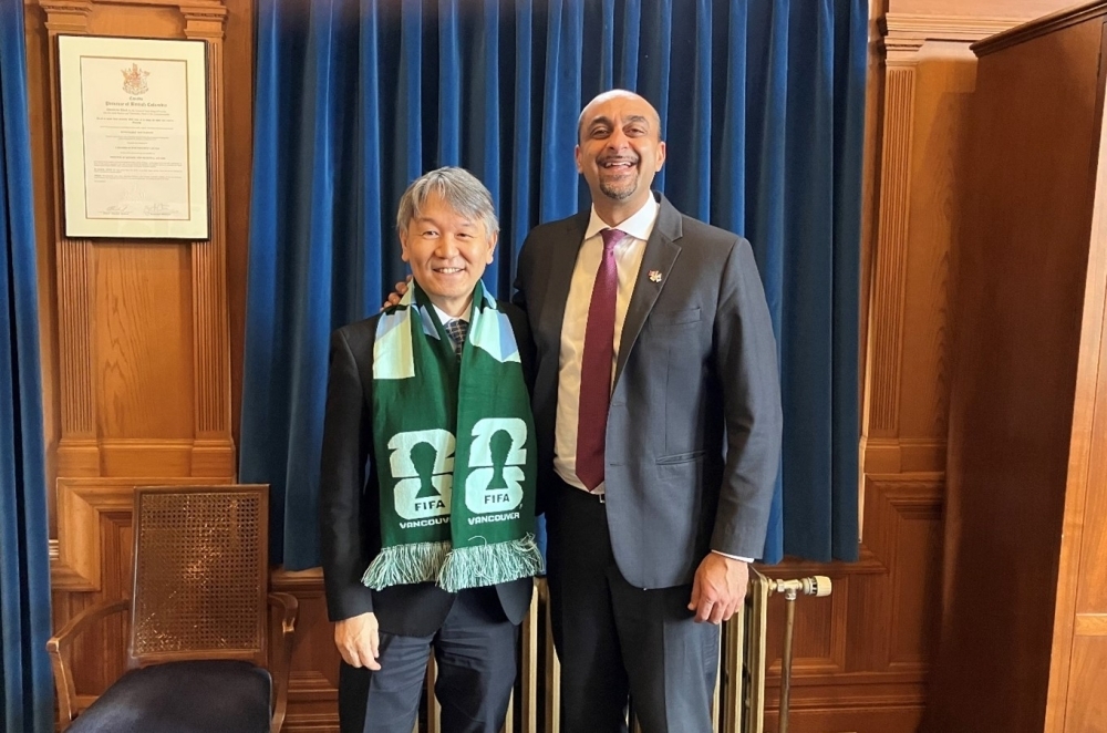 Consul General calls on the Hon. Ravi Kahlon, Minister of Housing and Municipal Affairs, B.C.