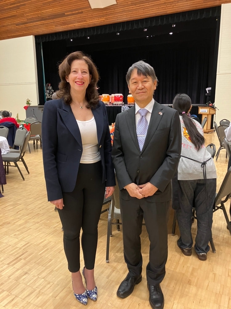 MP Tamara Kronis and Consul General Takahashi