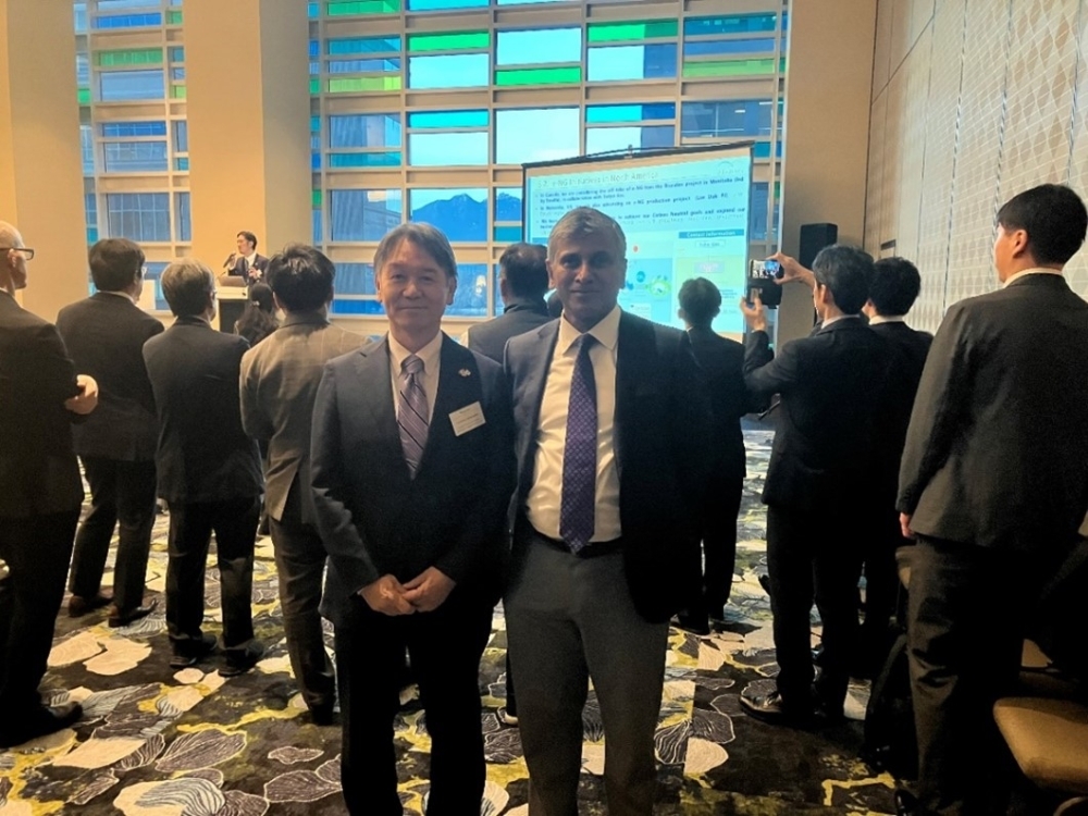 Consul General Takahashi and Mr. Fazil Mihlar, BC Deputy Minister of Jobs and Economic Growth