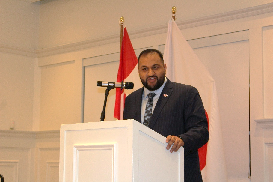 ラヴィ・パルマー大臣による挨拶