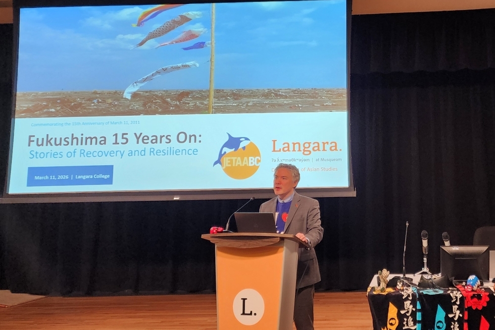 Keynote speech by JET Programme alum