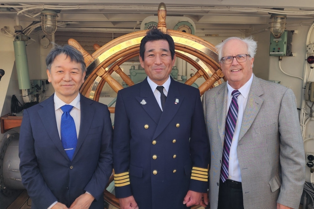 髙橋総領事、貝塚船長、リッチモンド市長