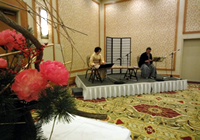ikebana, koto and shakuhachi